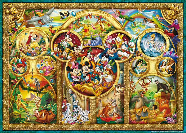 Ravensburger Puzzle 12000469 - Cele mai frumoase teme Disney - 1000 piese puzzle jigsaw Disney pentru adulți și copii de peste 14 ani