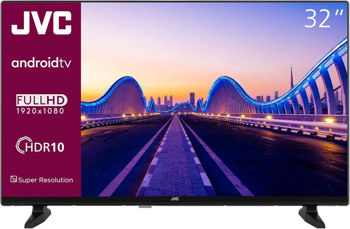 JVC QLED TV 40 Zoll Fernseher Full HD Android Smart TV (HDR, Triple-Tuner, Bluetooth) LT-40VQF545A