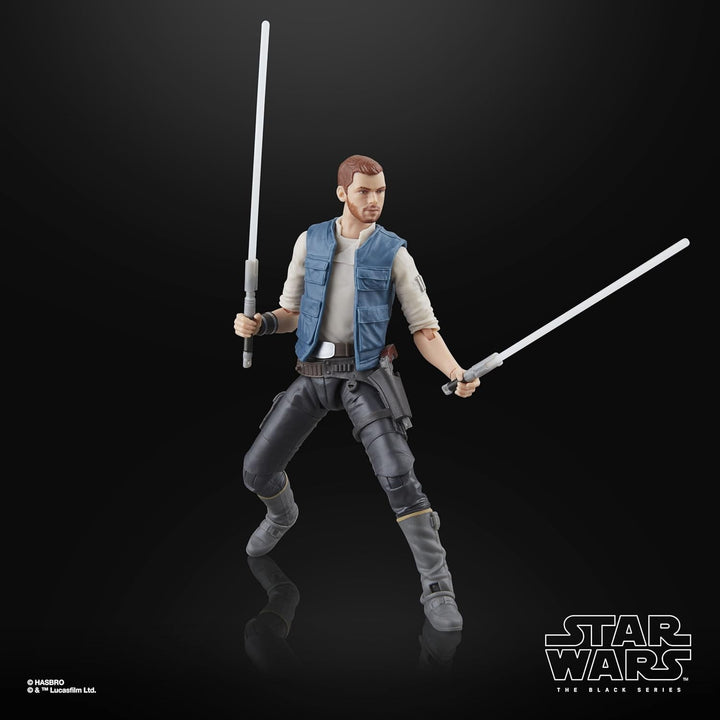 Star Wars seria neagră Cal Kestis, Turgle & Skoova Stev, Star Wars Jedi: Survivor Figuri de acțiune de colecționat (Scară 15 Cm)