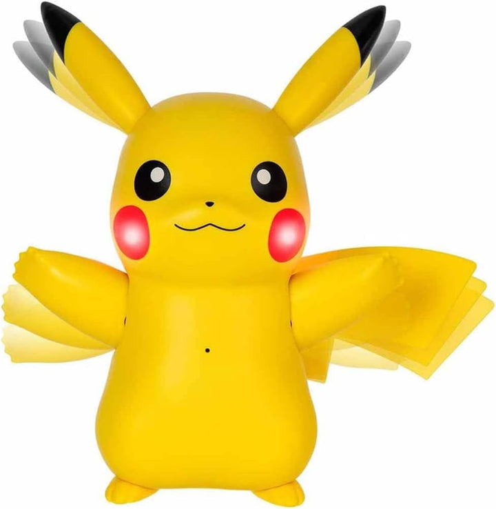 Pokémon PKW3330 - Deluxe My Partner Pikachu, Pikachu oficial cu lumină, sunet și mișcare