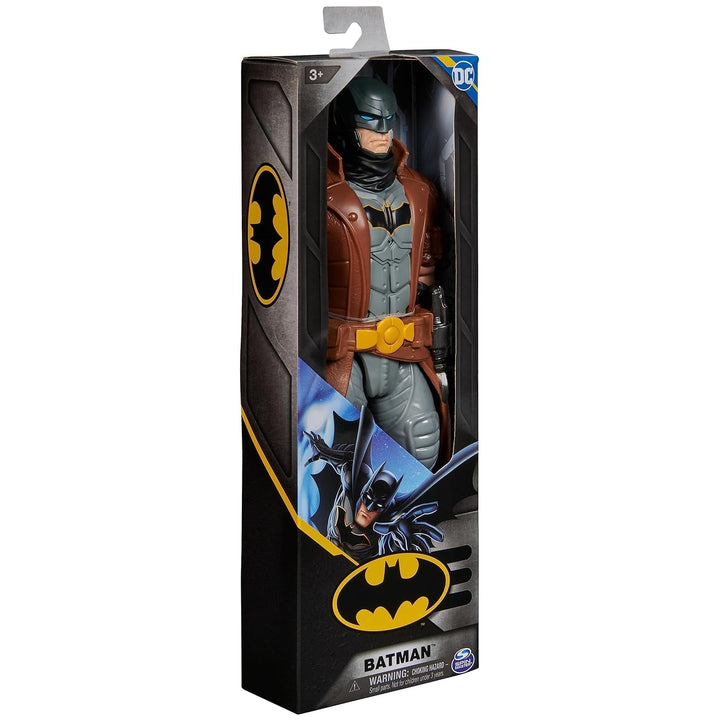 DC Comics, Batman Action Figure, 30 cm înălțime, complet mobil pentru aventuri captivante și cascadorii pline de acțiune, jucărie pentru copii de la 3 ani în sus