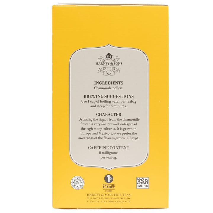 Fine Teas Egyptian Chamomile - 20 Tea Bags, 20 Count (Pack of 1) Tea USA Naty Shop
