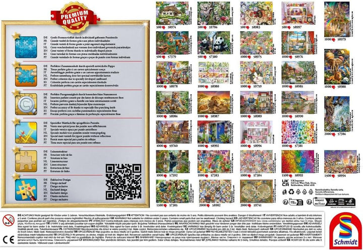 Schmidt Spiele Casă de țară romantică, puzzle jigsaw 500 piese