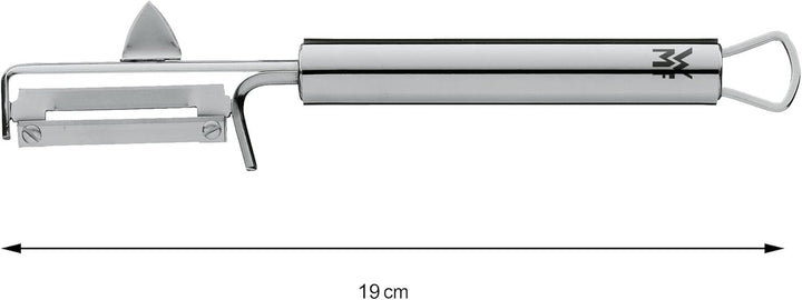 WMF Profi plus Kartoffelschäler Pendelklinge 19 Cm, Pendelschäler Einschneidig, Gemüseschäler, Cromargan Edelstahl Teilmattiert, Spülmaschinengeeignet