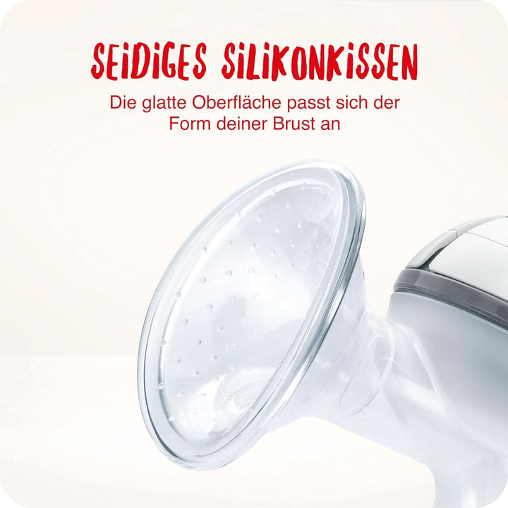 NUK Handmilchpumpen-Set | Weiches Silikonkissen | Ergonomischer Pumphebel | 2 Perfect Match Babyflaschen | 150 Ml | 2 NUK High-Performance Einwegstilleinlagen