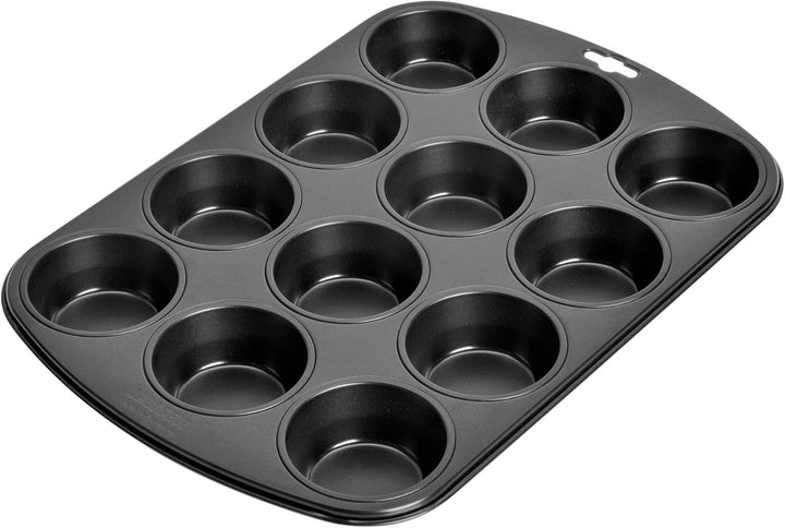 Kaiser Classic Tarteform Mit Hebeboden 28 Cm, Quicheform Antihaftbeschichtet & Inspiration Muffinform Blech Für 12 Muffins, Muffin Backblech 38 X 27 Cm, Beschichtet, Standardgröße