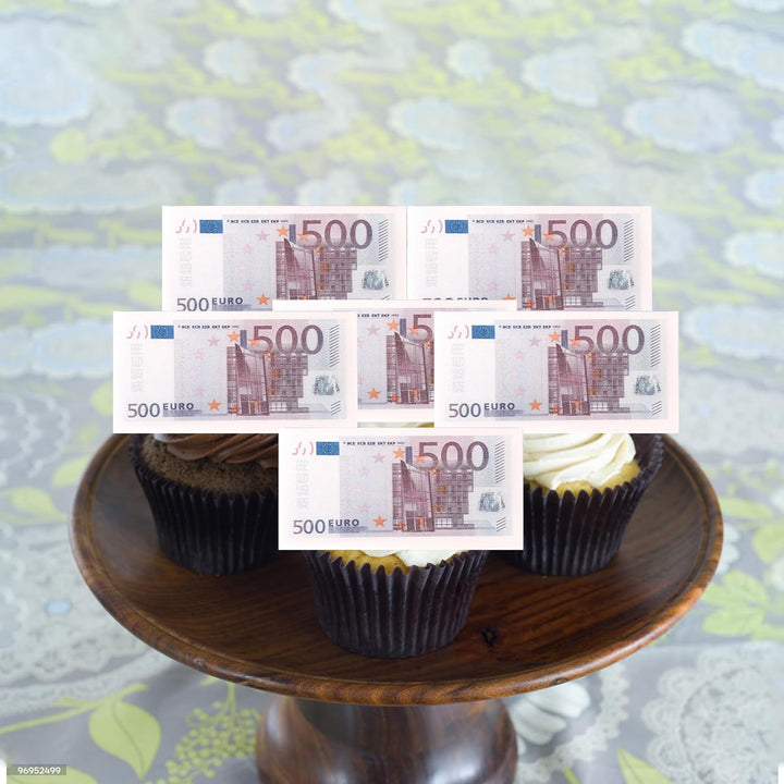 Set 5 decoratiuni comestibile din vafa de napolitana Decoratiuni din Pasta de Zahar nati