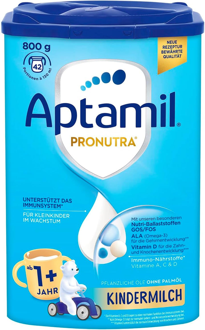 Lapte pentru copii Aptamil 1, 1 plus sau 2 plus – Pentru copii în creștere – Fără ulei de palmier