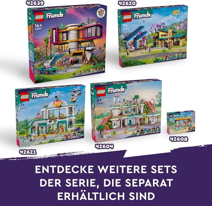 Magazin de modă LEGO Friends Vintage, set de construcție pentru copii cu magazin de jucării, figurine și pisică, model pentru jocul de rol pentru dezvoltarea socio-emoțională, cadou pentru fete și băieți de 6 ani 42614