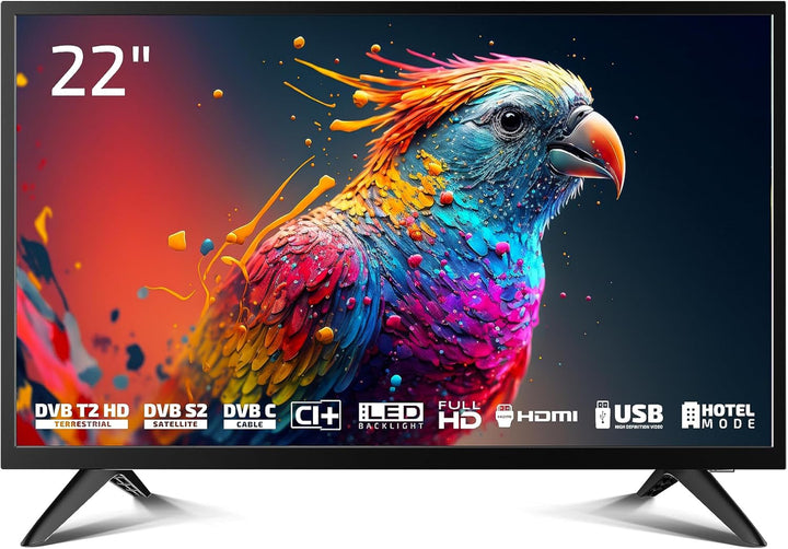 DYON Smart 43 VX 108 Cm (43 Zoll) Fernseher (Full-Hd Smart TV, HD Triple Tuner (DVB-C/-S2/-T2), App Store, Prime Video, Netflix, Youtube, DAZN, Disney+) [Mod. 2022], Schwarz