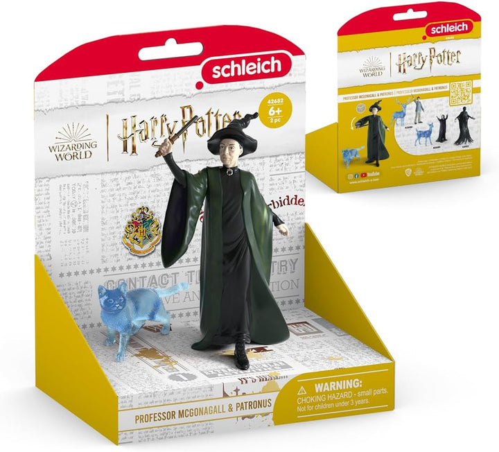 Schleich 42682 Profesorul Mcgonagall & Patronus, De la 6 ani, HARRY POTTER - Figurină de joacă, 16 X 11 X 18 cm