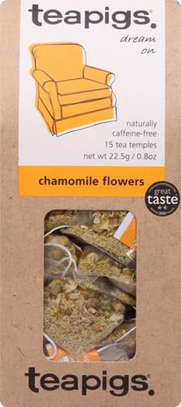 Chamomile Flowers Made with Whole Flowers (15 Count) Tea USA Naty Shop