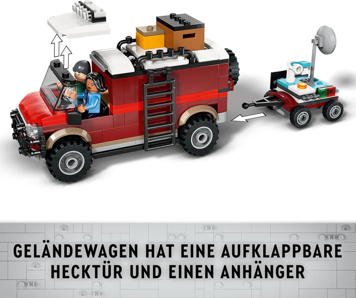 LEGO Jurassic World Dinosaur Missions: Discovery Of The Stegosaurus, Adventure Playset pentru băieți și fete de la 6 ani în sus, cadou pentru fanii lui Ben și Sammy 76965