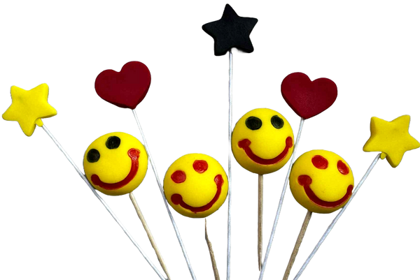 Set decoratiuni comestibile, Smiley face