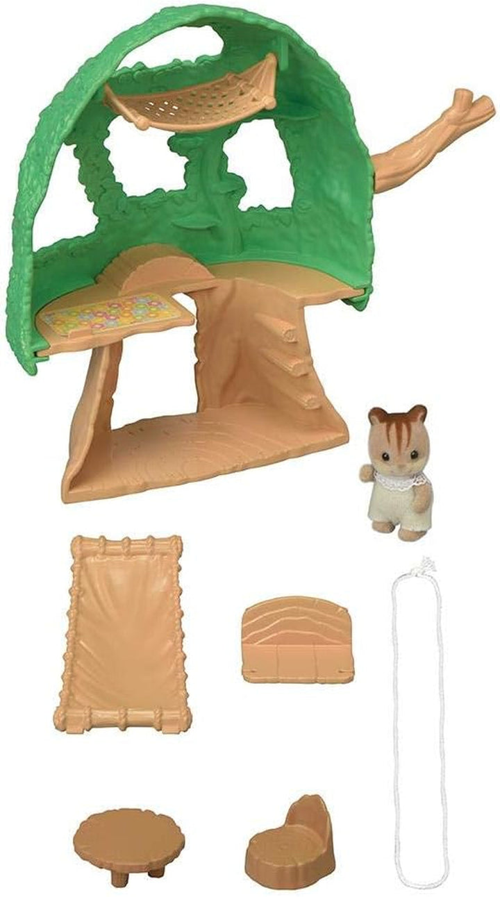 Sylvanian Families 5318 Baby Adventure Tree House - Casa de păpuși Playset