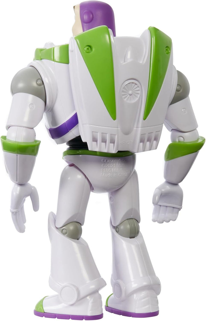 Mattel Big Disney Pixar Buzz Lightyear Action Figure, Aprox. 31 cm, Super Movable, Detailed Collectible Figure From The Toy Story Space Movie, Ages 3+ HFY27