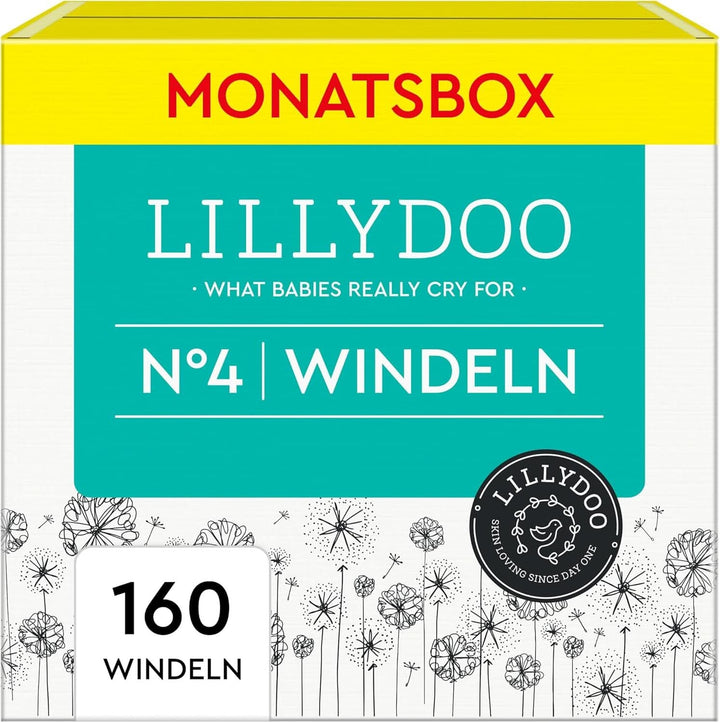 LILLYDOO Scutece prietenoase cu pielea, mărimea 2 (4-8 kg)