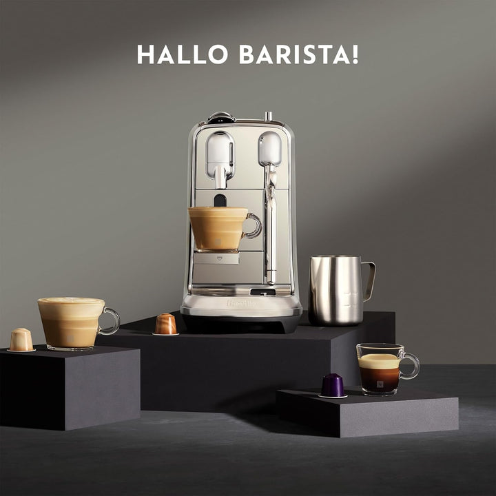 Sage Nespresso SNE800BSS Creatista plus aparat de capsule de cafea, oțel inoxidabil periat