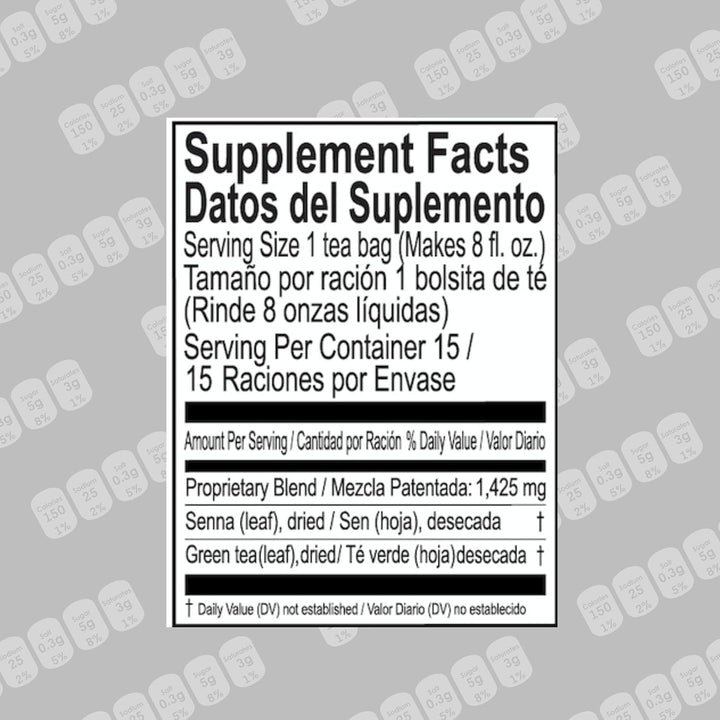 Loveeta Wellness Weight Loss Tea Blackberry - 15 Tea Bags (Gmo Free, Gluten Free, Dairy Free, Sugar Free & 100% Natural) Tea USA Naty Shop