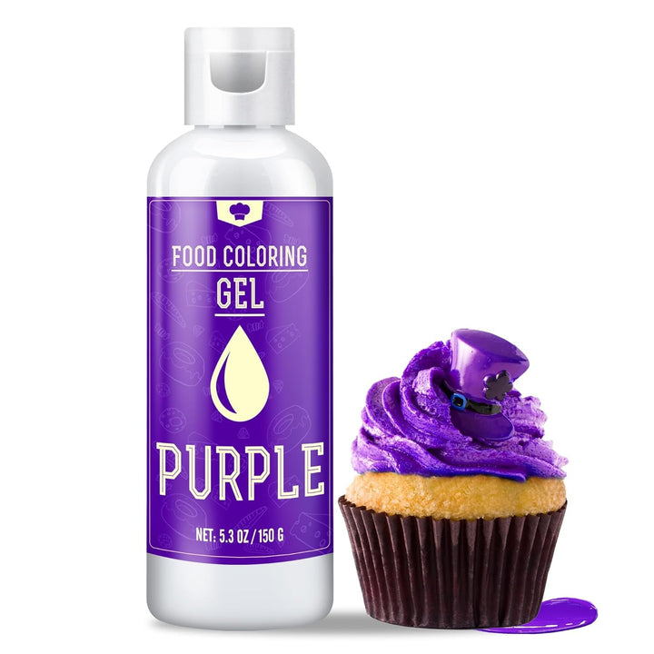 Lebensmittelfarbe Gel - 150G Konzentrierte Gel Lebensmittel Farben Zum Backen, Kuchen Dekorieren, Kekse Und Macaron - Zuckerfrei Food Coloring Für Getränken, Osterei, DIY Seifen Und Basteln (Weiß)