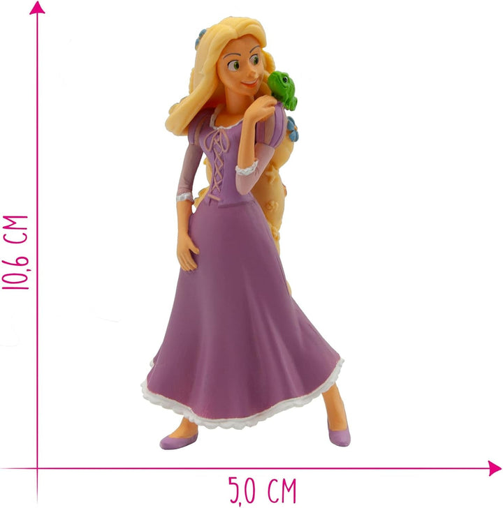 Bullyland 12424 - Figurină Rapunzel cu flori din Walt Disney Rapunzelˆ' Nou vopsită, aprox. 10.6 cm, fidelă detaliilor, ideală ca mic cadou pentru copii de peste 3 ani, boabe