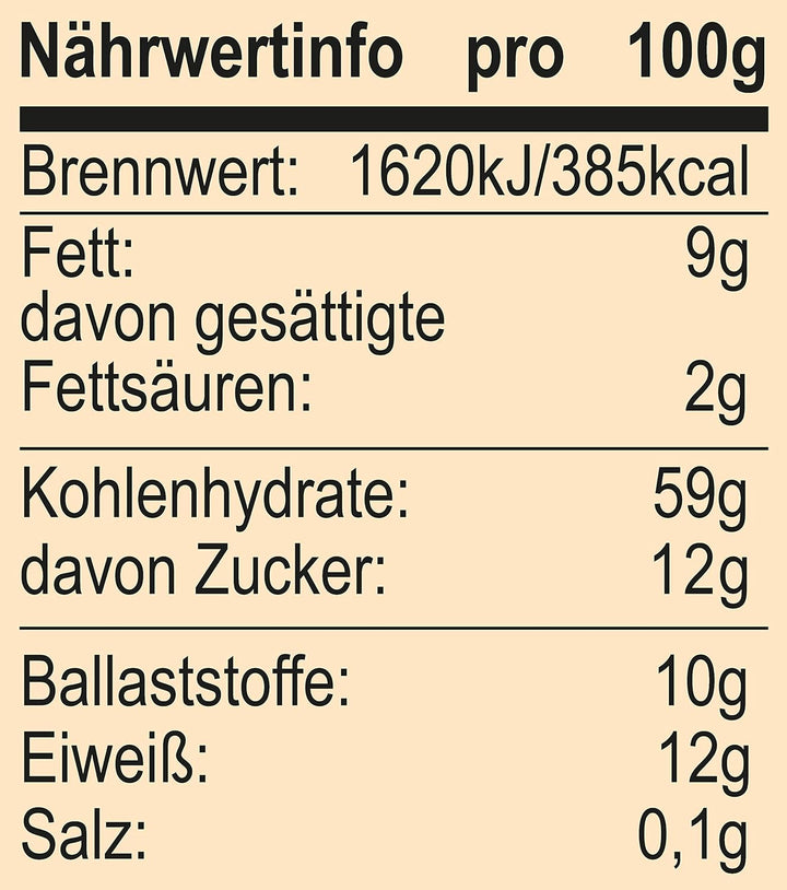 Seitenbacher Energy-Müsli I Ohne Rosinen I Vollkorn (1 X 750 G)