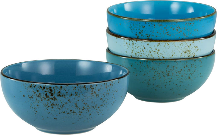 Creatable, 23422, Serie Nature Collection - Poke Bowl, 4-Teiliges Geschirrset, Bowl-Set Aus Steinzeug, Spülmaschinen- Und Mikrowellengeeignet, Qualitätsproduktion