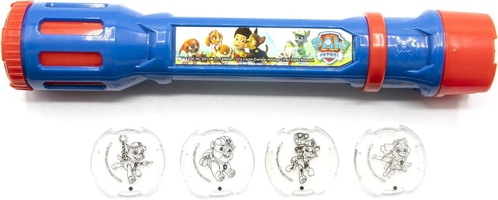 Joy Toy 40315 Paw Patrol Figures & Characters Lanternă cu 6 lentile interschimbabile pentru proiecție - în blister, 5,2 X 1,4 X 9 cm, roșu/albastru