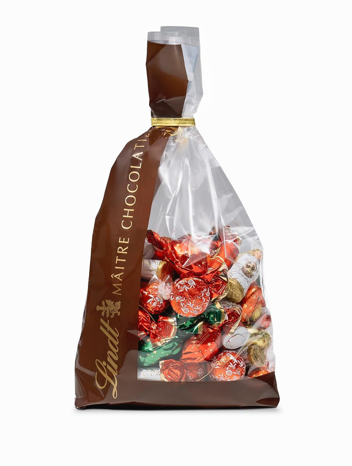 Lindt Schokolade LINDOR Mischung | 1371 G | Ca. 109 Kugeln: Milch, 70 %, Milk&White, Stracciatella, Weiß, Nuss, Matcha, Feinherb, Salted Caramel, Pistazie | Schokoladengeschenk