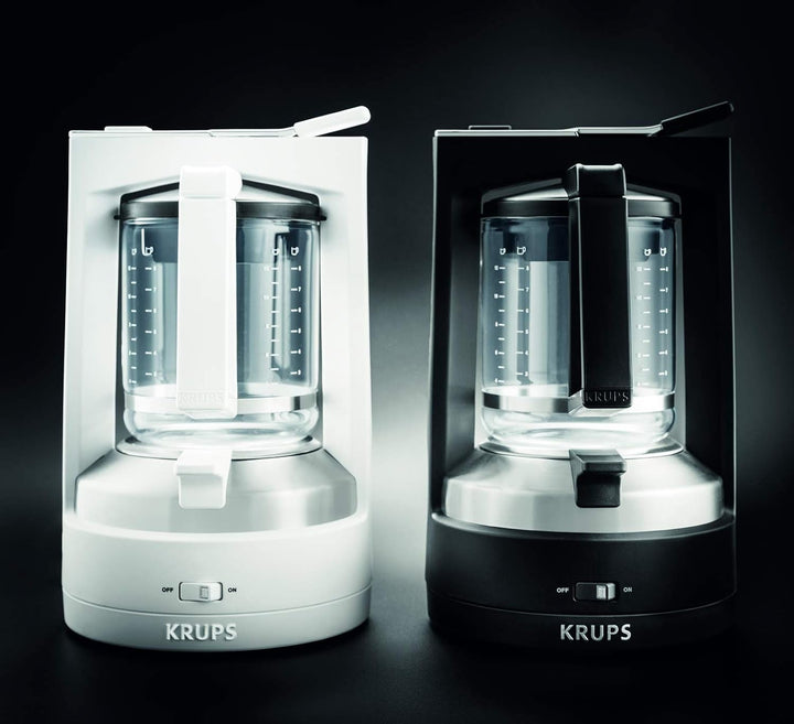 Krups KM468210 KM4682 Prăjitor sub presiune, oțel inoxidabil, 1 Unknown_Modifier, alb