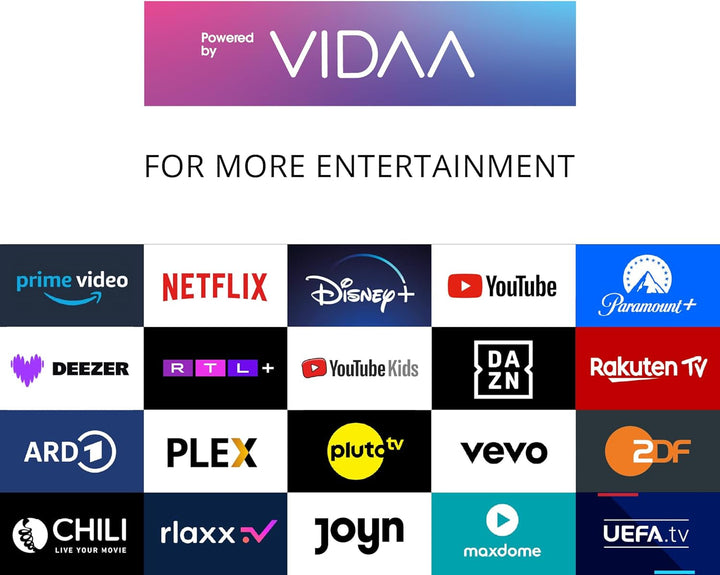 DYON Smart 43 VX 108 Cm (43 Zoll) Fernseher (Full-Hd Smart TV, HD Triple Tuner (DVB-C/-S2/-T2), App Store, Prime Video, Netflix, Youtube, DAZN, Disney+) [Mod. 2022], Schwarz