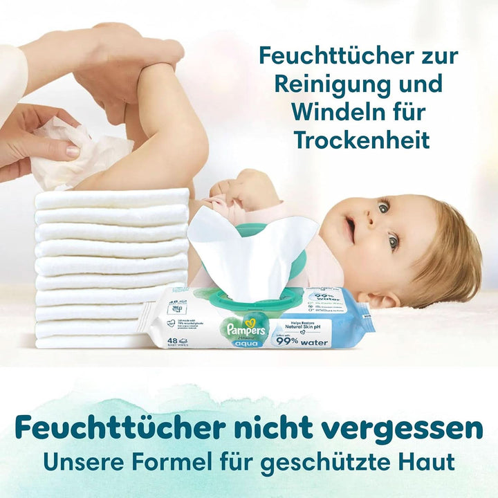 Pampers Harmonie Windeln Pants Baby, Größe 6 (15Kg+), Monatsbox, Sanfter Hautschutz Und Pflanzenbasierte Inhaltsstoffe, 132 Höschenwindeln