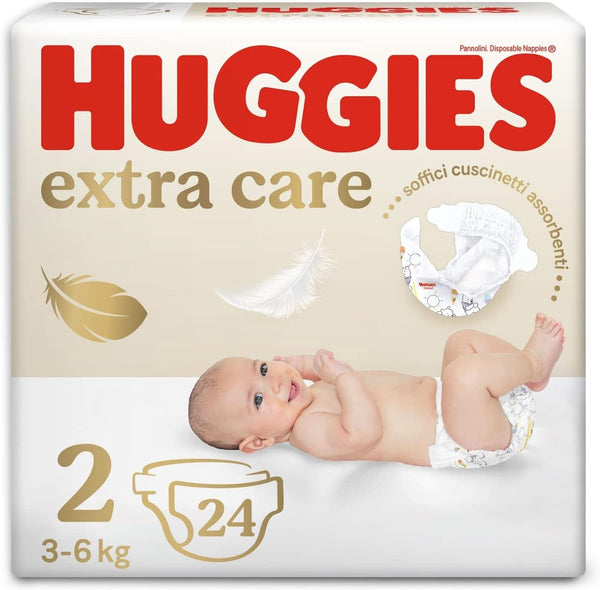 Huggies Baby, Größe 2 (3 – 6 KG), 24 Windeln