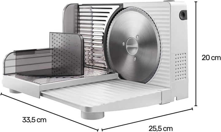 Allesschneider | Cutmaster Compact | Aufschnittmaschine | Edelstahl | Kompakt | 100W | 240V