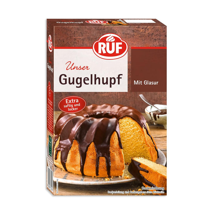 RUF Biskuit Teig, Backmischung Für Einen Saftigen Biskuitteig, Gelingsicher Und Schnell Zubereitet, Zur Herstellung Von Biskuitrollen, Biskuitkuchen Oder Tortenboden, 1 X 250G