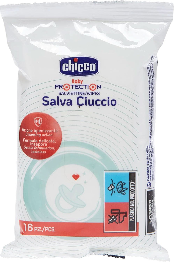 Chicco 00007921000000 Reinigungstücher, 16 Stück, Weiß