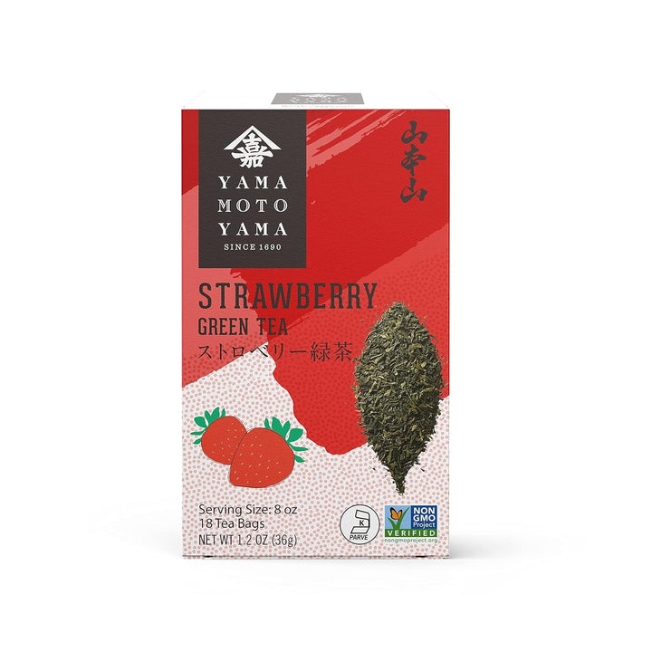 Strawberry Green Tea, 18 Bags Tea USA Naty Shop Default Title