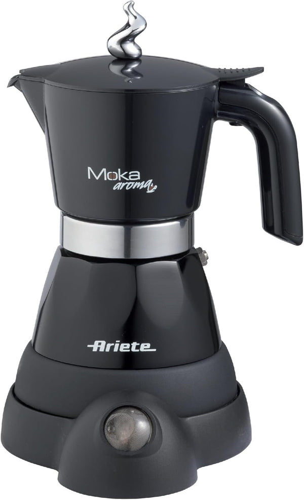 Ariete 1358 Moka Aroma, espressor electric, 480 W, 2/4 cești espresso, negru