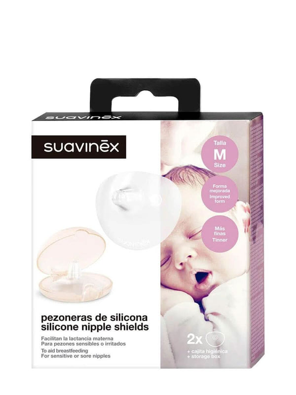 Suavinex 3304105 - Brustwarzenschutz 2Er Pack/Transparent