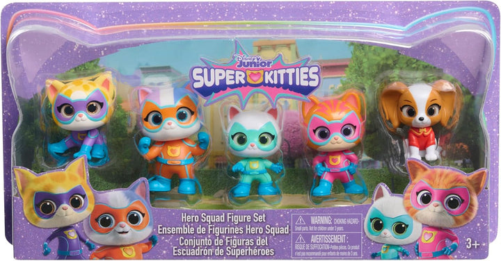 Just Play Disney Junior Superkitties figurine de colecție, jucărie pentru copii de la 3 ani