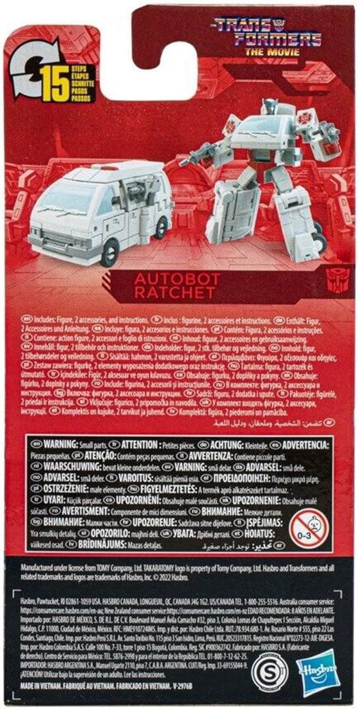Transformers Studio Series Core-Class Autobot Ratchet Figura Battle For Cybertron, 8.5cm, F3143, Multi