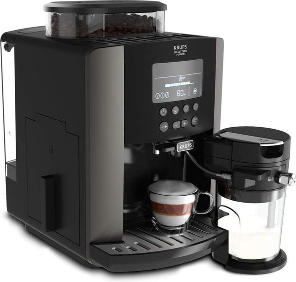 KRUPS ARABICA LATTE EA819E10 ESPRESSOR COMPLET AUTOMAT PEWTER EA819