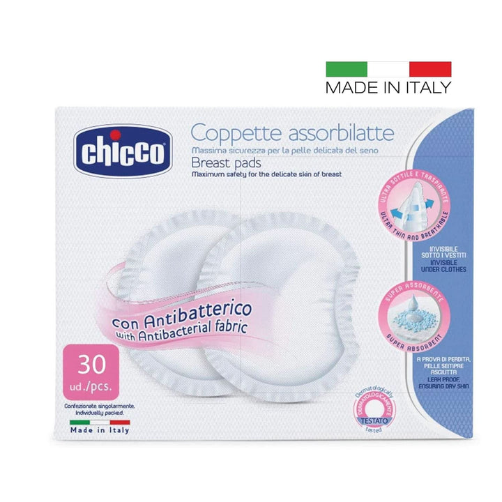 Chicco Akterielle Stilleinlagen Natural Feeling, 30 Stück