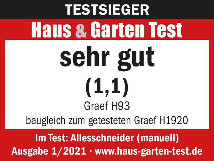 GRAEF Allesschneider Manuale H93, Rot