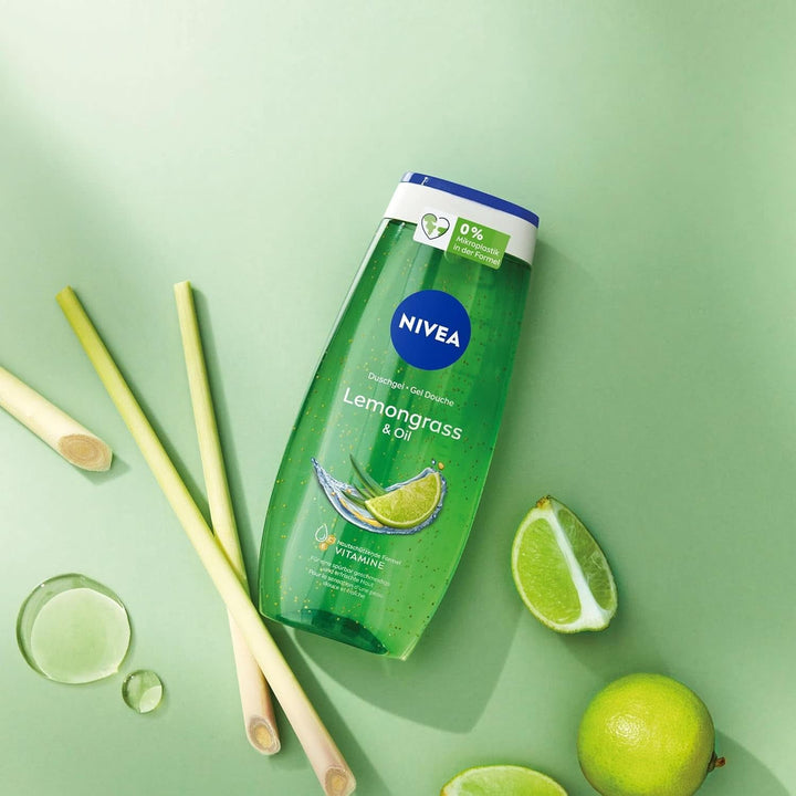 Gel de duș NIVEA Lemon Grass And Oil, 250 ml