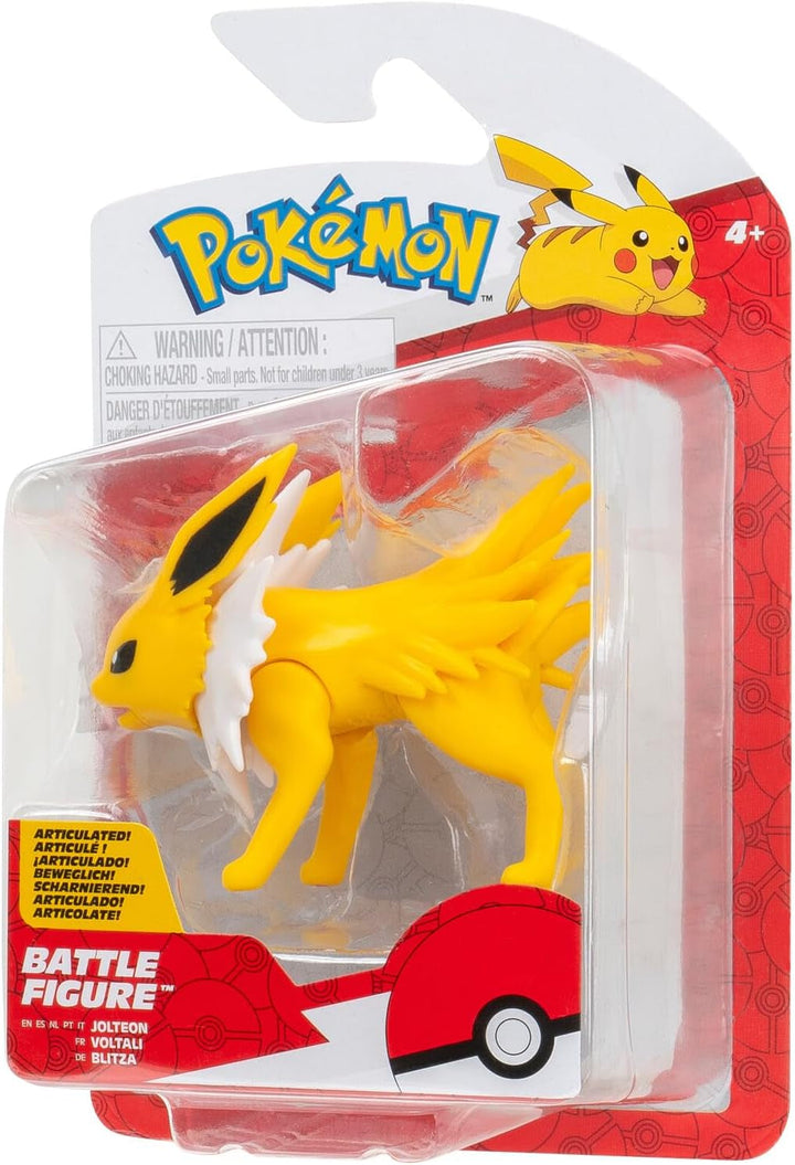 Pokémon PKW3574 - Battle Figure Pack - Blitza, Figura detaliată oficială, 7,5 cm