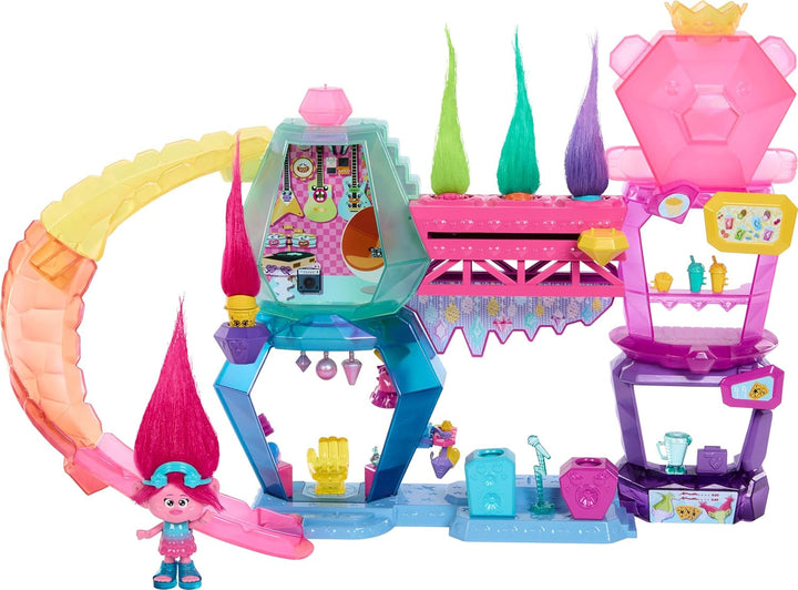 Mattel DREAMWORKS TROLLS Together Strong - Surprize păroase Poppy Queen Poppy, Viva, Branch And Guy Diamond Plush Hair, 2 Surprize păroase, Accesoriu, Pentru copii cu vârsta peste 3 ani, HNF10