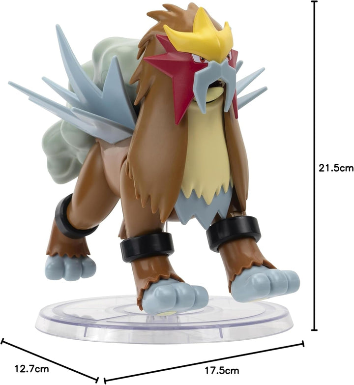 Pokémon Pkw3201-15Cm Select Figure - Entei, figură mobilă oficială