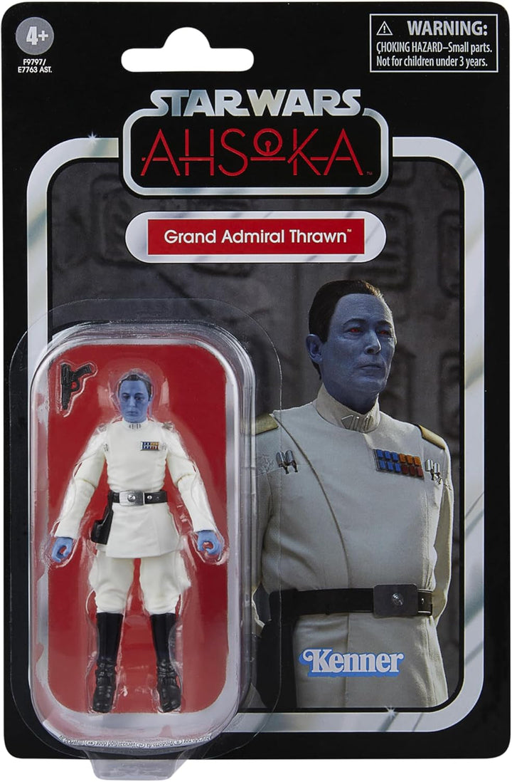 Star Wars Colecția Vintage Grand Admiral Thrawn, Star Wars: Ahsoka Figura de acțiune de colecționat (scară de 9,5 cm)