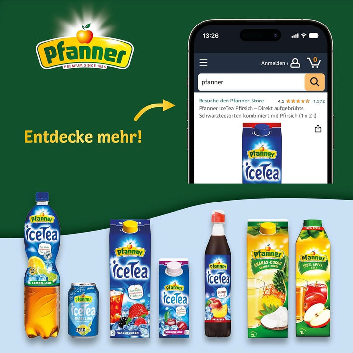 Pfanner Coconut Water Drink (8 X 500 ml)- Apă de nucă de cocos fără zahăr